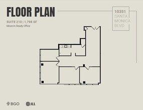10351 Santa Monica Blvd, Los Angeles, CA for lease Floor Plan- Image 1 of 1