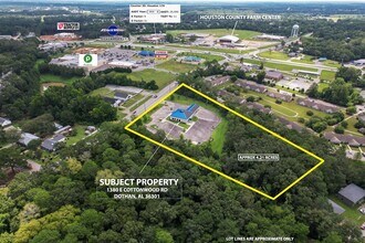 1380 E Cottonwood Rd, Dothan, AL - AERIAL  map view - Image1