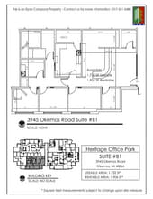 3945 Okemos Rd, Okemos, MI for lease Floor Plan- Image 1 of 5