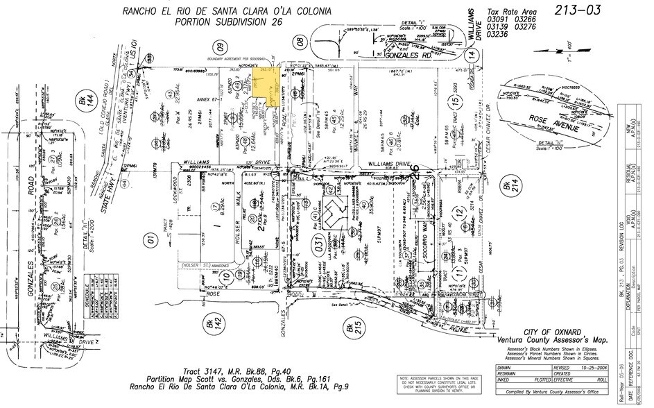 2151 E Gonzales Rd, Oxnard, CA à louer - Plan cadastral - Image 2 de 9