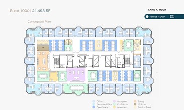 550 W C St, San Diego, CA à louer Plan d’étage- Image 1 de 1