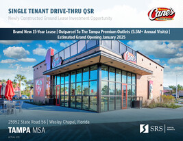 Raising Cane's | New 15yr Corp Abs NNN w/ Inc - Drive Through Restaurant