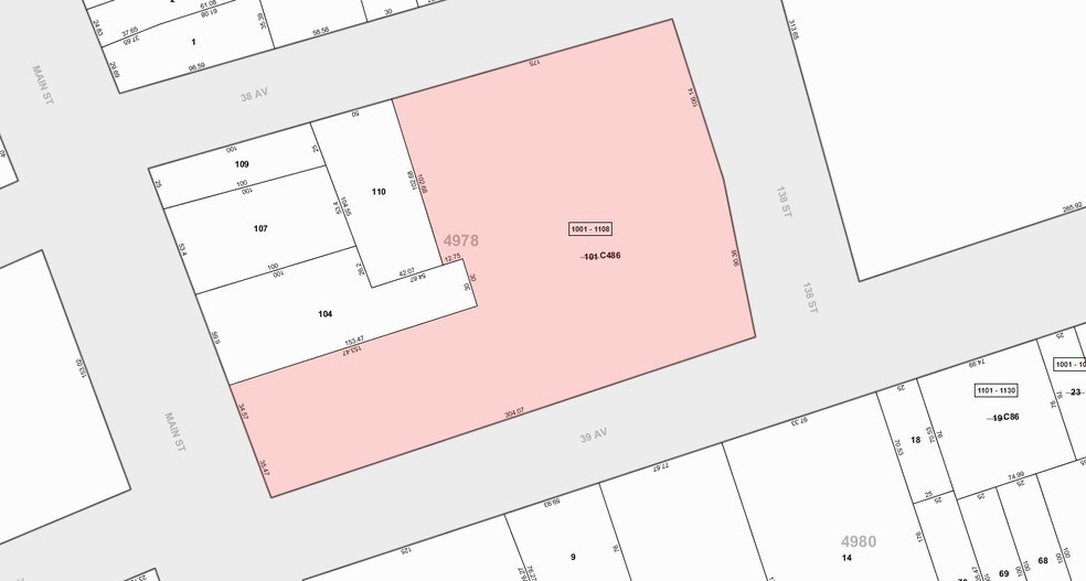 136-17 39th Ave, Flushing, NY à louer - Plan cadastral - Image 2 de 12