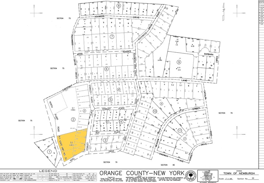 84 N Plank Rd, Newburgh, NY à louer - Plan cadastral - Image 2 de 51