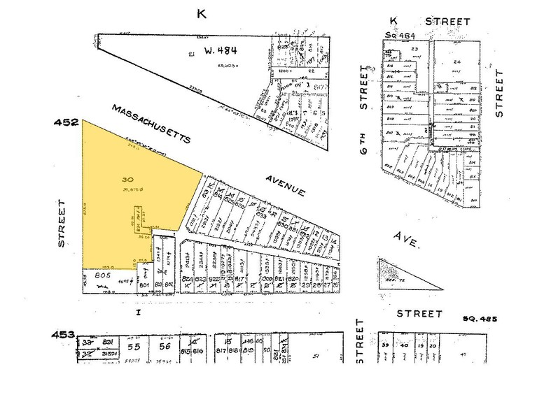 650 Massachusetts Ave NW, Washington, DC à louer - Plan cadastral - Image 2 de 26