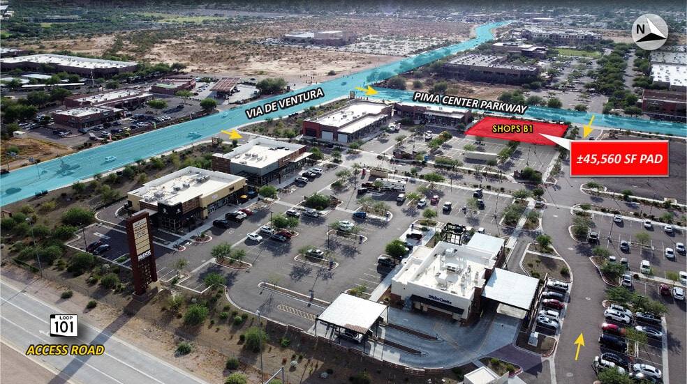 Via De Ventura & Loop 101, Scottsdale, AZ à vendre - Aérien - Image 2 de 14