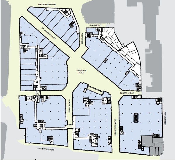 Southgate St, Bath for lease - Site Plan - Image 3 of 8