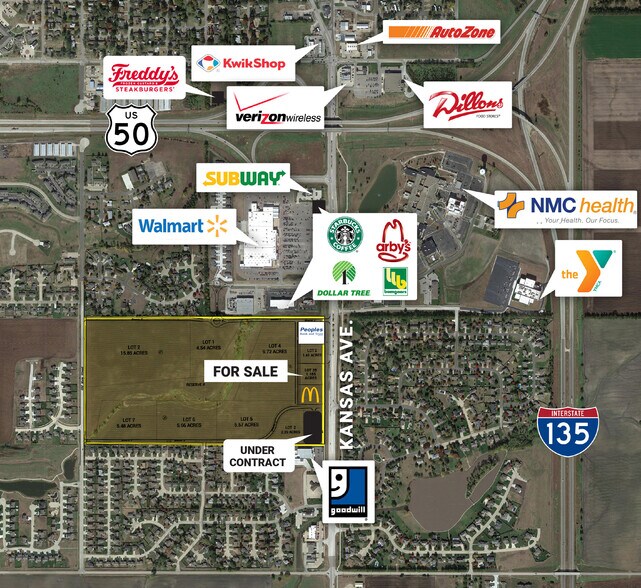 S Kansas Ave & Quail Creek Ave, Newton, KS à vendre - Photo du bâtiment - Image 2 de 4