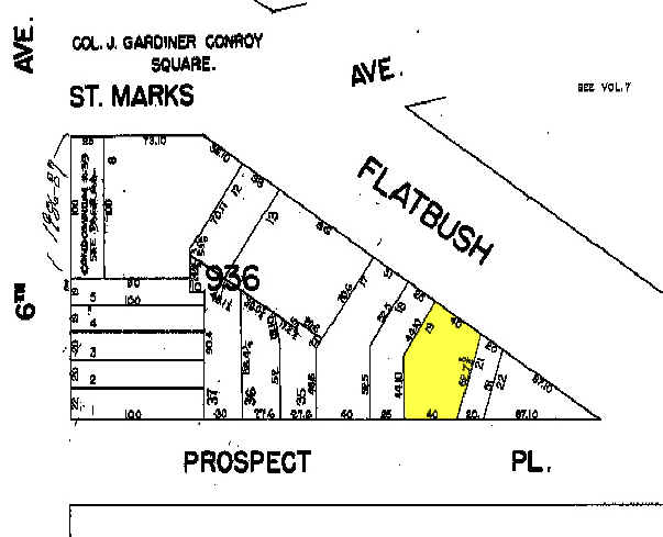 266-268 Flatbush Ave, Brooklyn, NY for lease - Plat Map - Image 3 of 4
