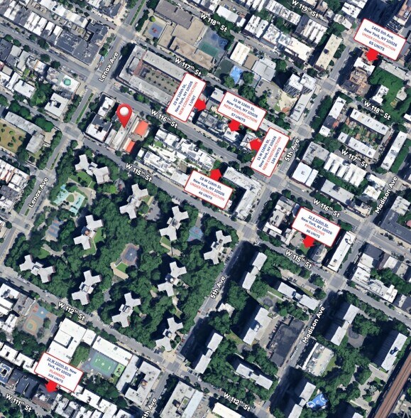 60-62 W 116th St, New York, NY à vendre - Photo du bâtiment - Image 3 de 6