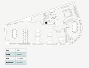 55 Southwark St, London for lease Floor Plan- Image 1 of 3