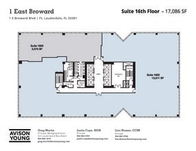 1 E Broward Blvd, Fort Lauderdale, FL for lease Floor Plan- Image 1 of 1