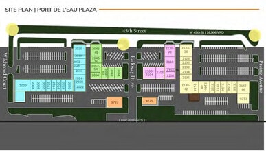 2000-2166 45th St, Highland, IN for lease Site Plan- Image 1 of 1