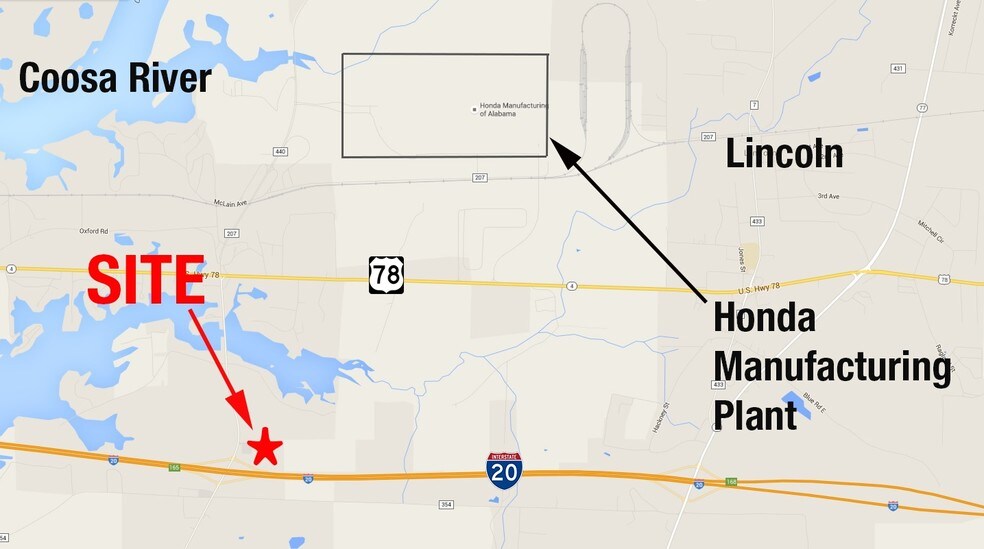 180 Honda Dr, Lincoln, AL for sale - Building Photo - Image 2 of 2