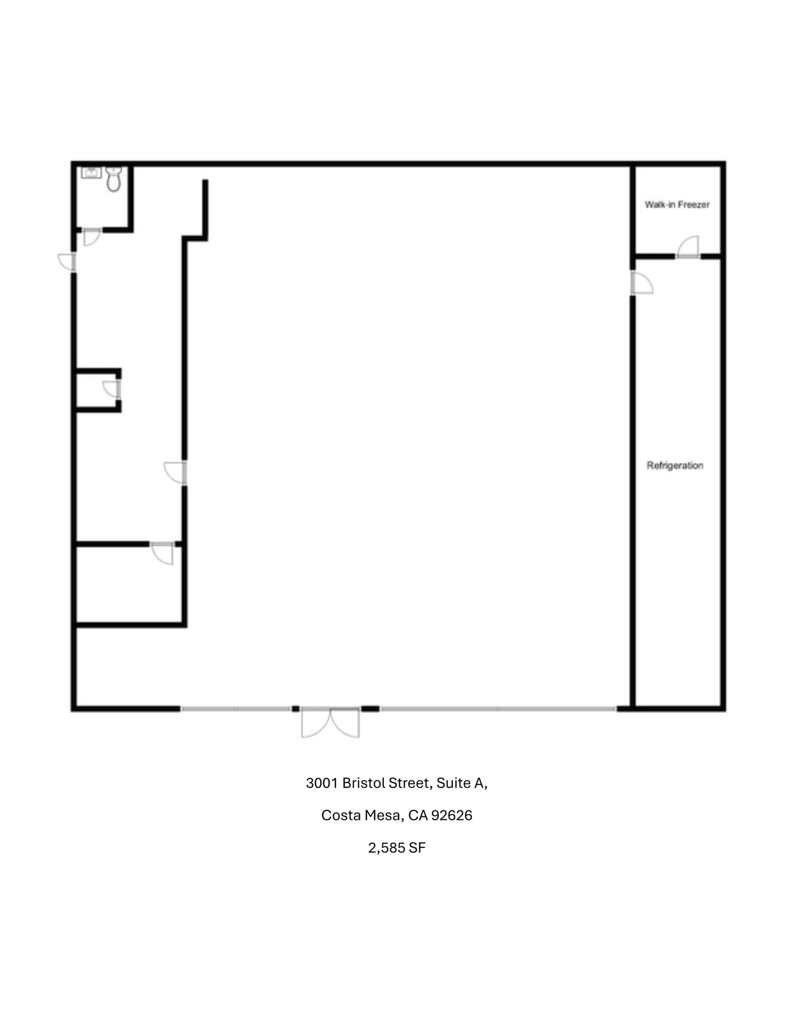 3001 Bristol St, Costa Mesa, CA à louer Plan de site- Image 1 de 1