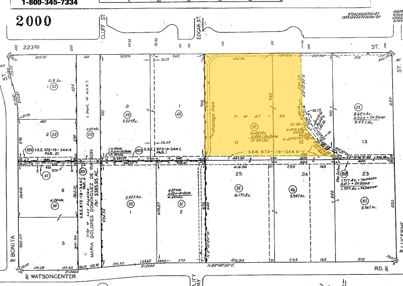 1118 E 223rd St, Carson, CA à louer - Plan cadastral - Image 3 de 10