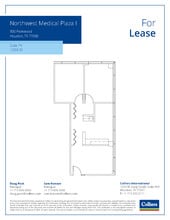 800 Peakwood Dr, Houston, TX à louer Plan d’étage- Image 1 de 1
