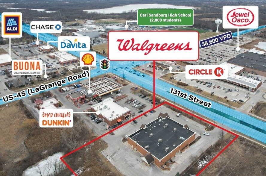 13023 S La Grange Rd, Palos Park, IL for sale - Building Photo - Image 2 of 5