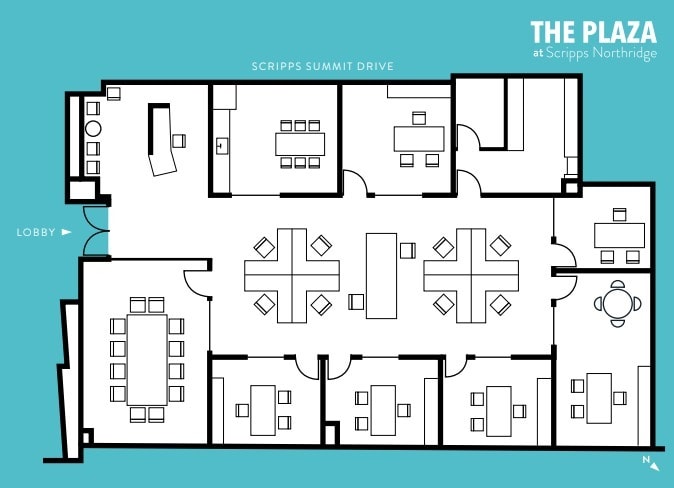 12121 Scripps Summit Dr, San Diego, CA à louer Plan d’étage- Image 1 de 10