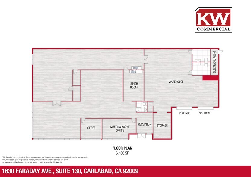 1630 Faraday Ave, Carlsbad, CA à louer - Plan de site - Image 2 de 9
