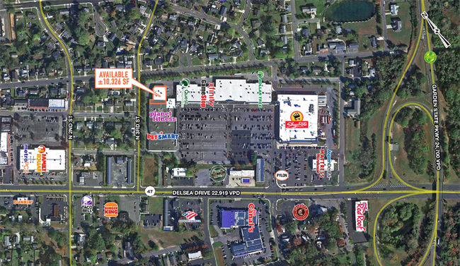 Plus de détails pour 1500 S Route 47, Rio Grande, NJ - Commerce de détail à louer