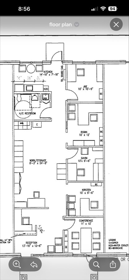 11535 Nuckols Rd, Glen Allen, VA 23059 - Unit C -  - Floor Plan - Image 1 of 1