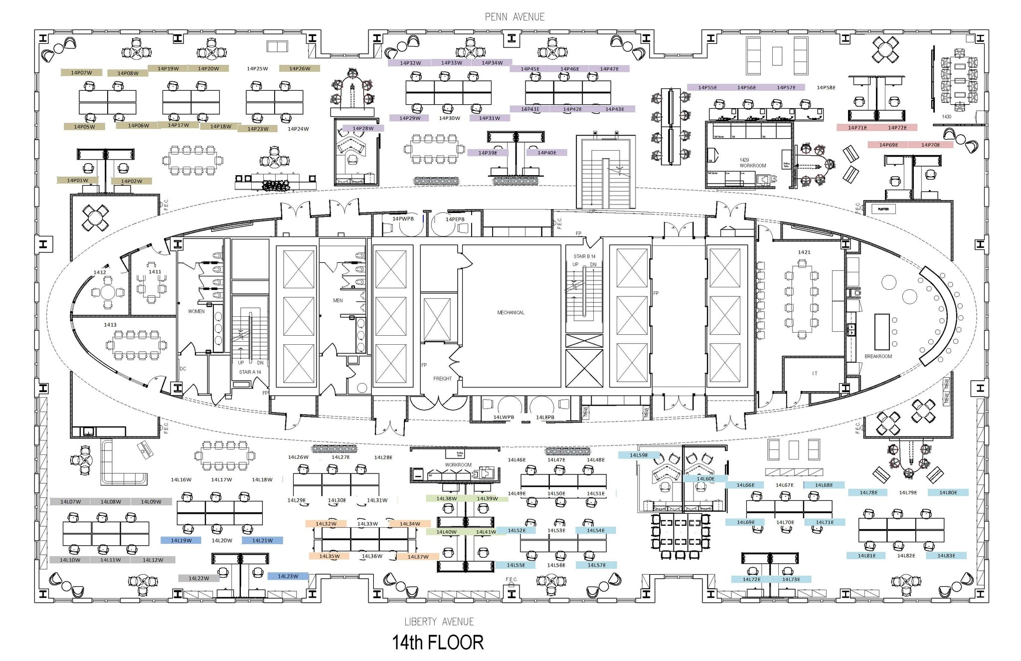 625 Liberty Ave, Pittsburgh, PA for lease Floor Plan- Image 1 of 1