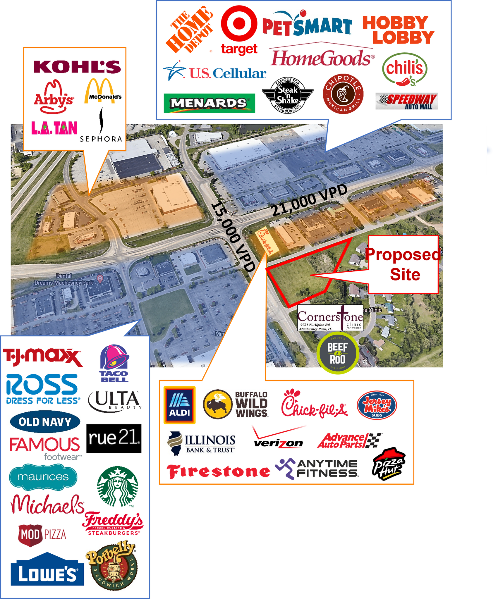 9733 N Alpine Rd, Machesney Park, IL for sale Building Photo- Image 1 of 5