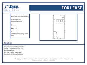 3114 Severn Ave, Metairie, LA for lease Floor Plan- Image 1 of 1