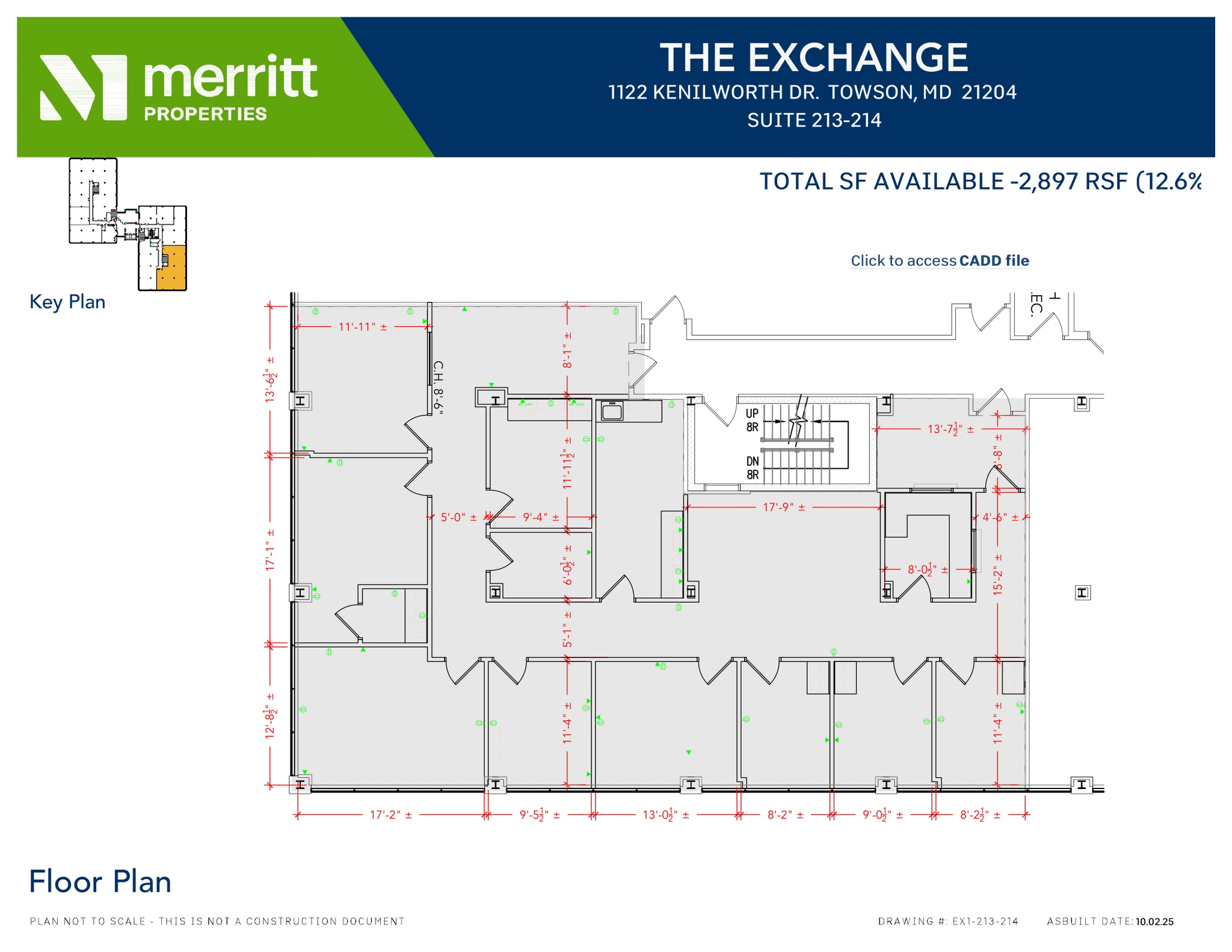 1122 Kenilworth Dr, Towson, MD à louer Plan d’étage- Image 1 de 1