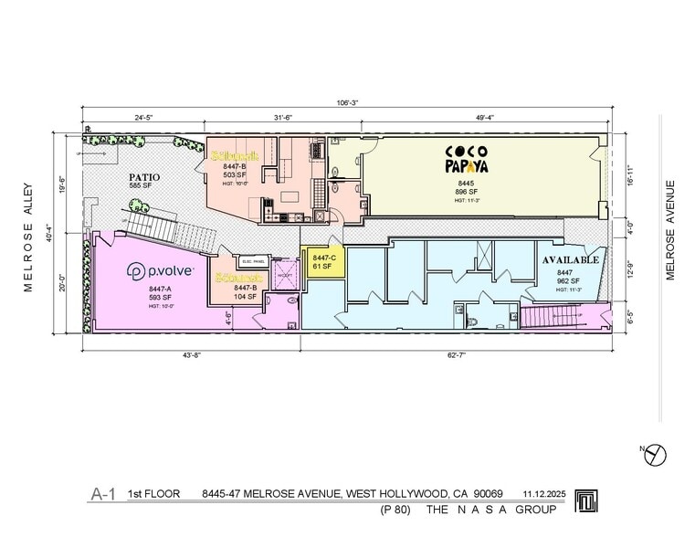 8445-8447 Melrose Ave, West Hollywood, CA for lease - Building Photo - Image 2 of 2