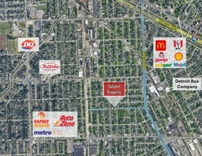 7430 Alaska St, Detroit, MI - Aérien  Vue de la carte