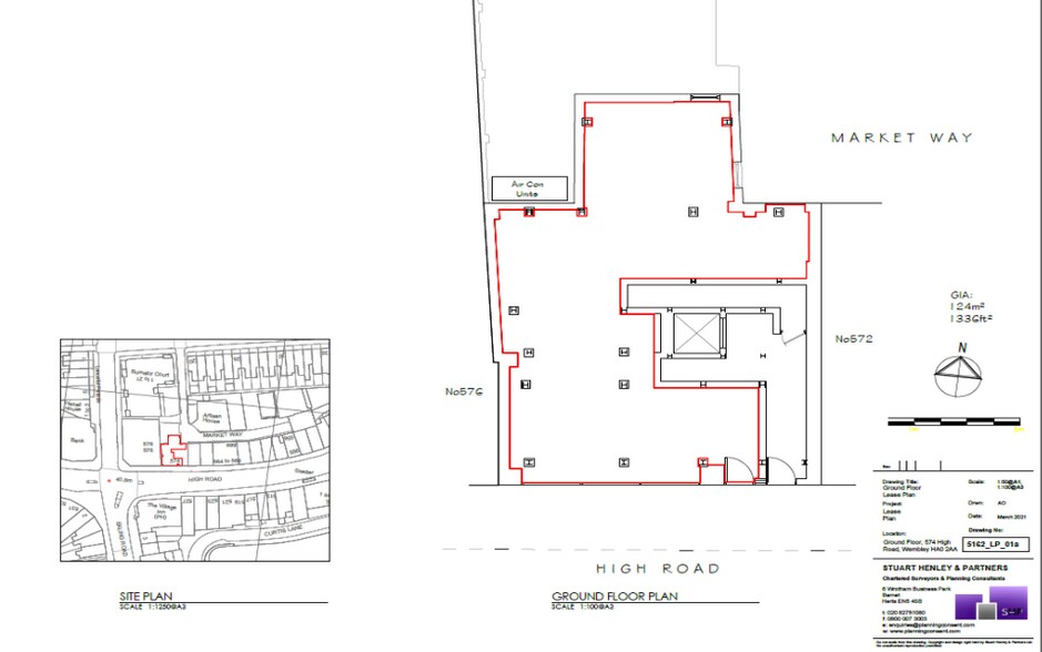 574 High rd, Wembley à louer - Plan d’étage - Image 3 de 3