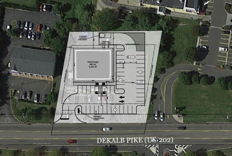 1765 DeKalb Pike, Blue Bell, PA à vendre - Photo du bâtiment - Image 2 de 6