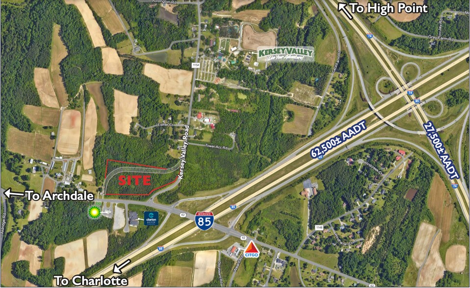 1133-1139 Liberty Rd, Archdale, NC à vendre - Photo du bâtiment - Image 2 de 5