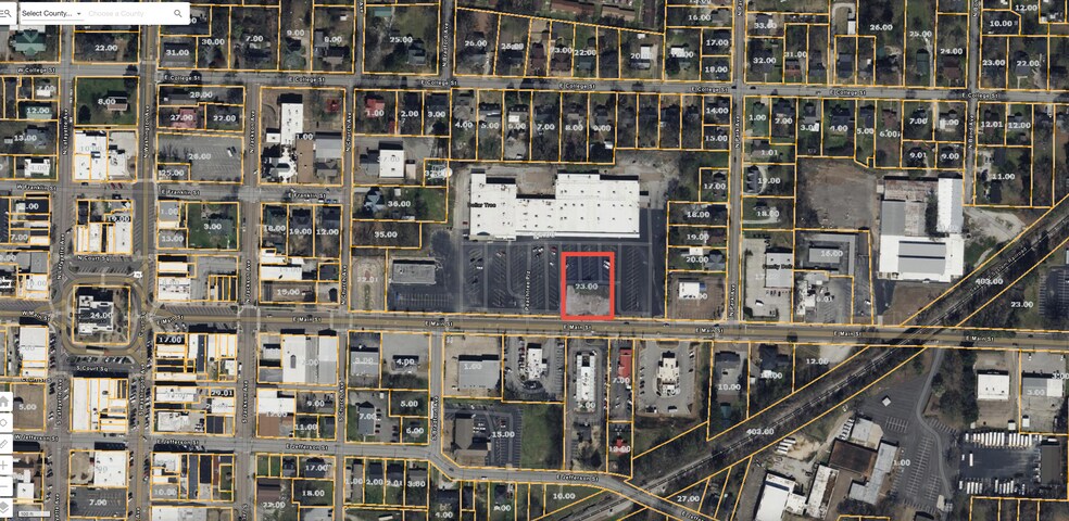 411 Main Street, Brownsville, TN for lease - Aerial - Image 3 of 6