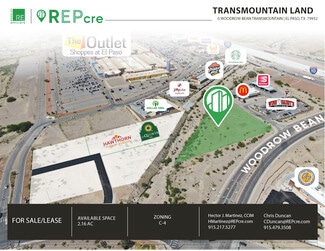 Plus de détails pour Talbot & I-10, Canutillo, TX - Terrain à louer