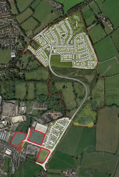 Station Rd, Crewkerne à vendre - Aérien - Image 2 de 2