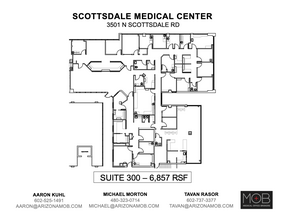 3501 N Scottsdale Rd, Scottsdale, AZ for lease Floor Plan- Image 1 of 1