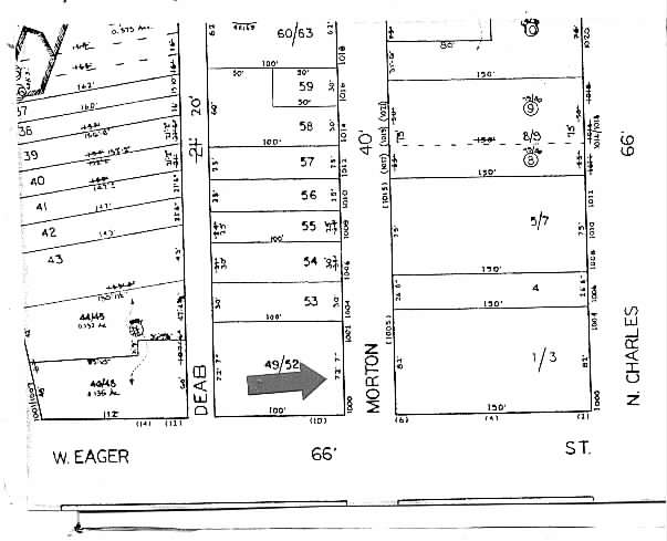 10 W Eager St, Baltimore, MD for lease - Plat Map - Image 2 of 8