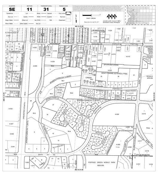 Olympic Pl, Arlington, WA à vendre - Plan cadastral - Image 1 de 1