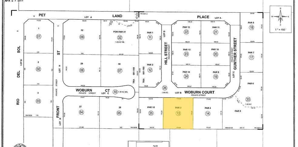 72135 Woburn Ct, Thousand Palms, CA à louer - Plan cadastral - Image 3 de 5