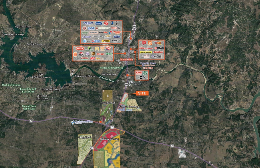 SH 281 & Fm 2147, Marble Falls, TX for lease - Building Photo - Image 2 of 3