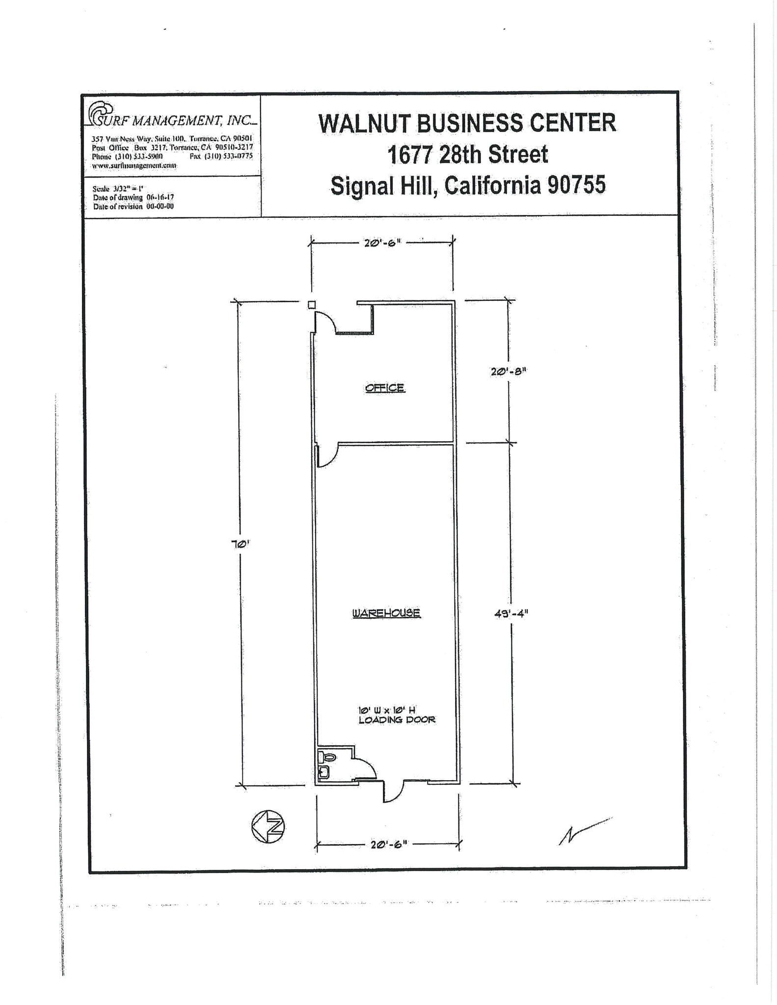 1653-1679 E 28th St, Signal Hill, CA à louer Plan de site- Image 1 de 9