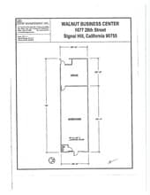 1653-1679 E 28th St, Signal Hill, CA à louer Plan de site- Image 2 de 8
