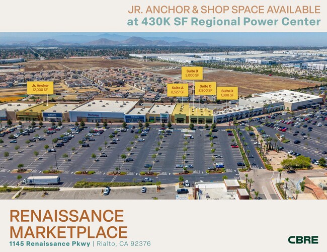Plus de détails pour 1175-1295 W Renaissance Pky, Rialto, CA - Commerce de détail à louer