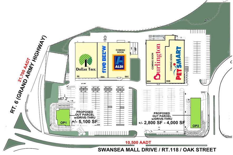 86 Swansea Mall Dr, Swansea, MA for lease - Building Photo - Image 3 of 8