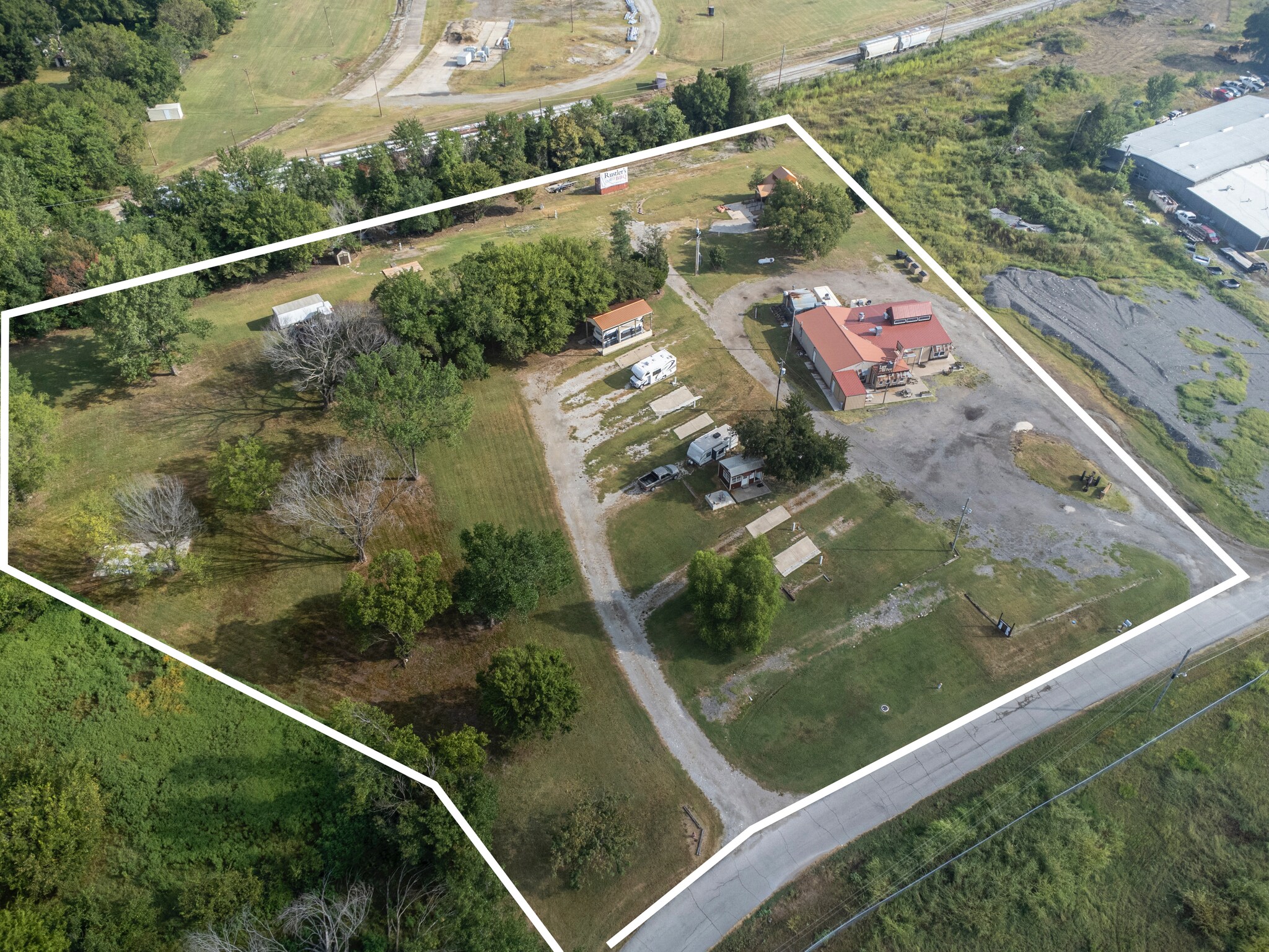 806 E Industry Rd, Henryetta, OK for sale Aerial- Image 1 of 9