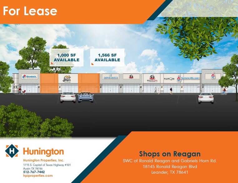 18145 Ronald W Reagan Blvd, Leander, TX for lease - Building Photo - Image 1 of 1