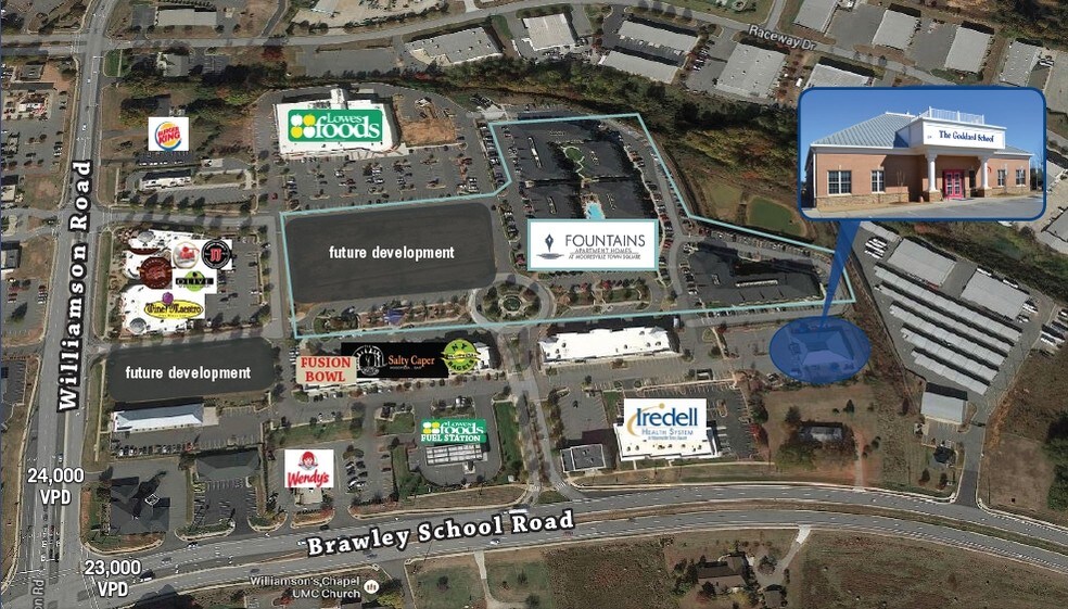 179 Town Square Rd, Mooresville, NC à louer - Aérien - Image 2 de 11